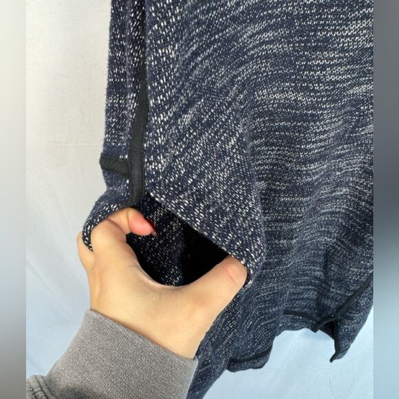 Madewell Navy Knit Short Sleeve Sweater Mini Dress 100% Cotton Women’s Medium - Picture 12 of 12